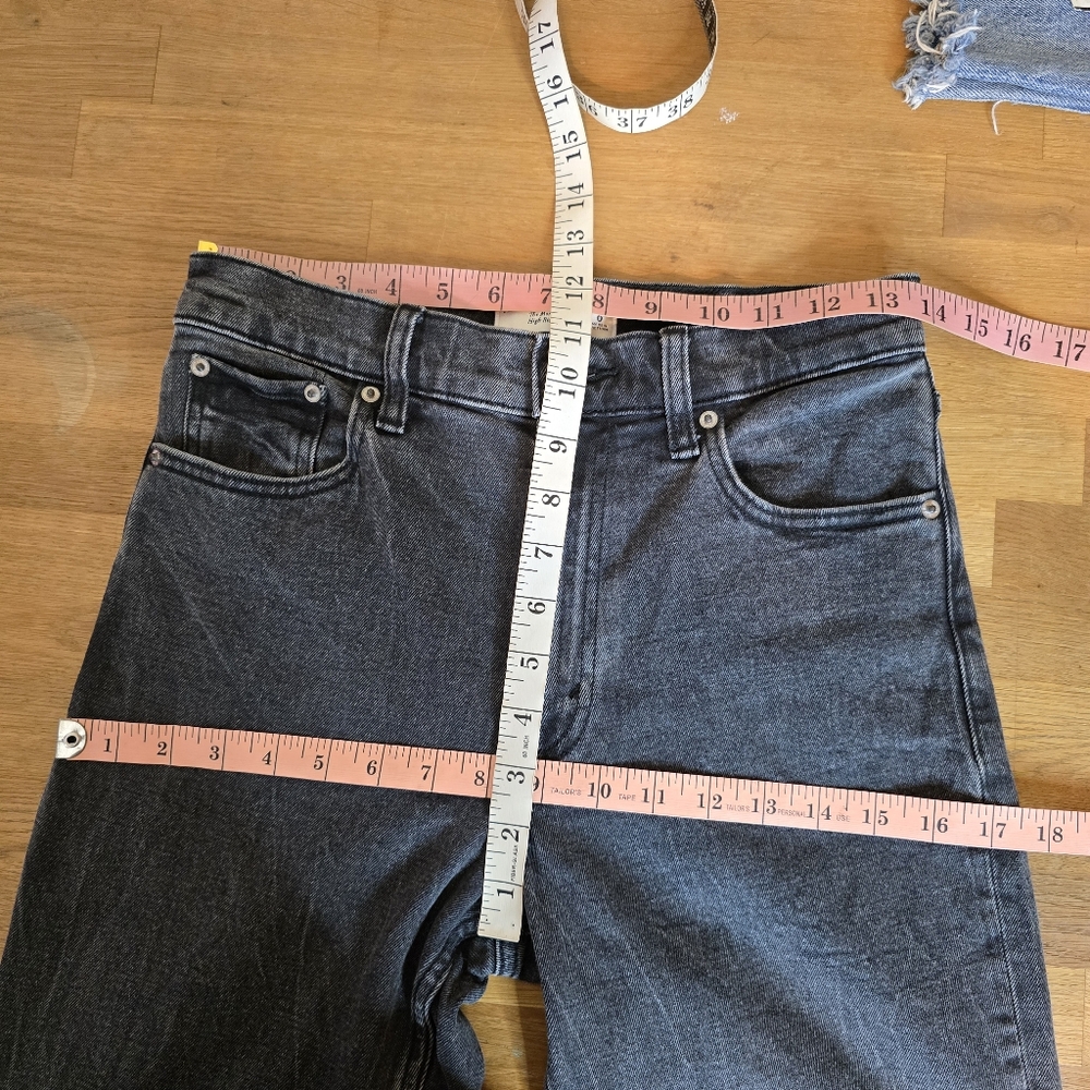 Abercrombie & Fitch 25/0 The Mom High-Rise Black Jean 25/0 - Picture 10 of 12